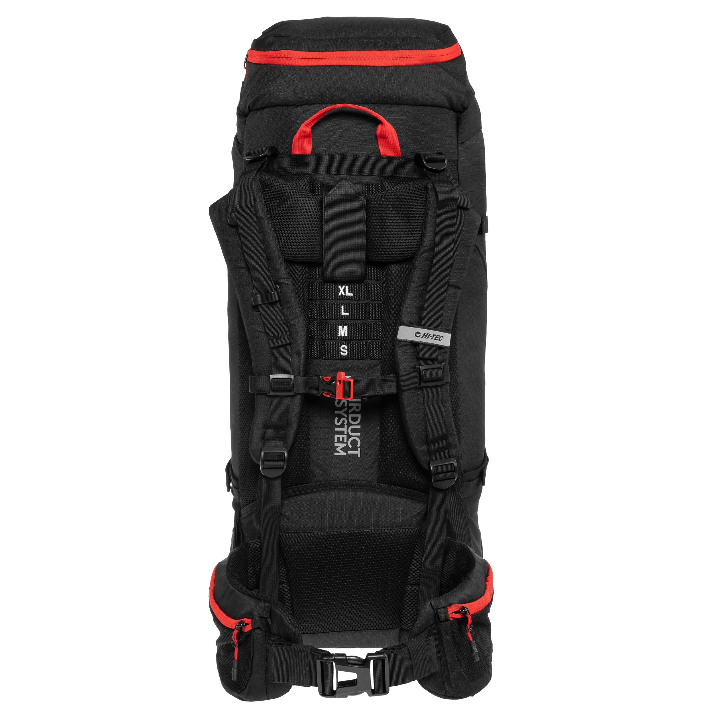 Plecak Hi-Tec Stone 75 l - Black/High Risk Red