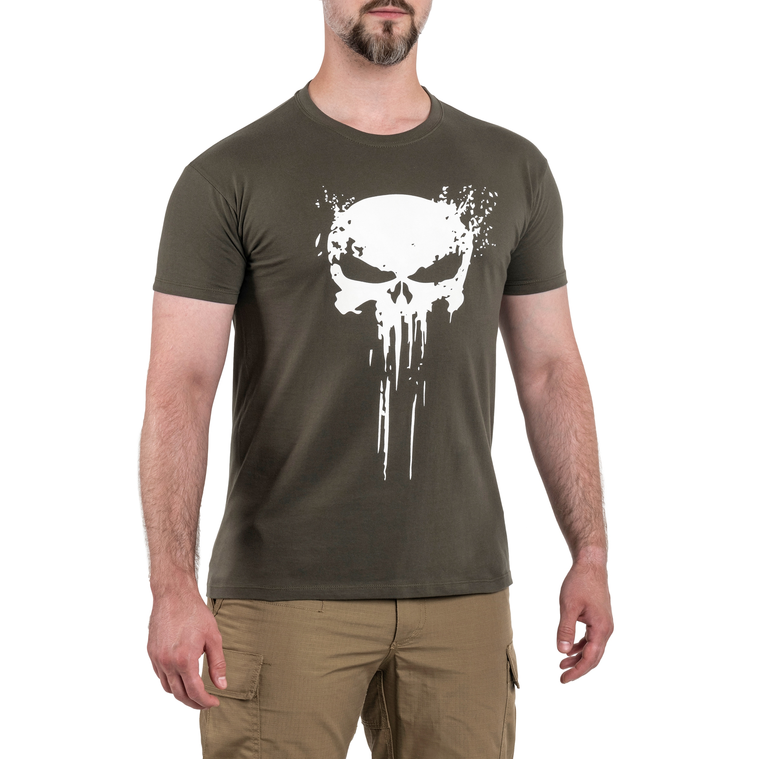 Koszulka T-shirt TigerWood Punisher - Khaki