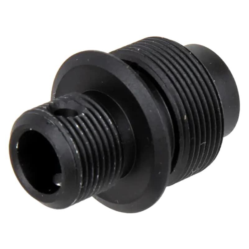 Adapter tłumika Action Army 14 mm CCW do replik typu VSR-10/BAR-10 - Black