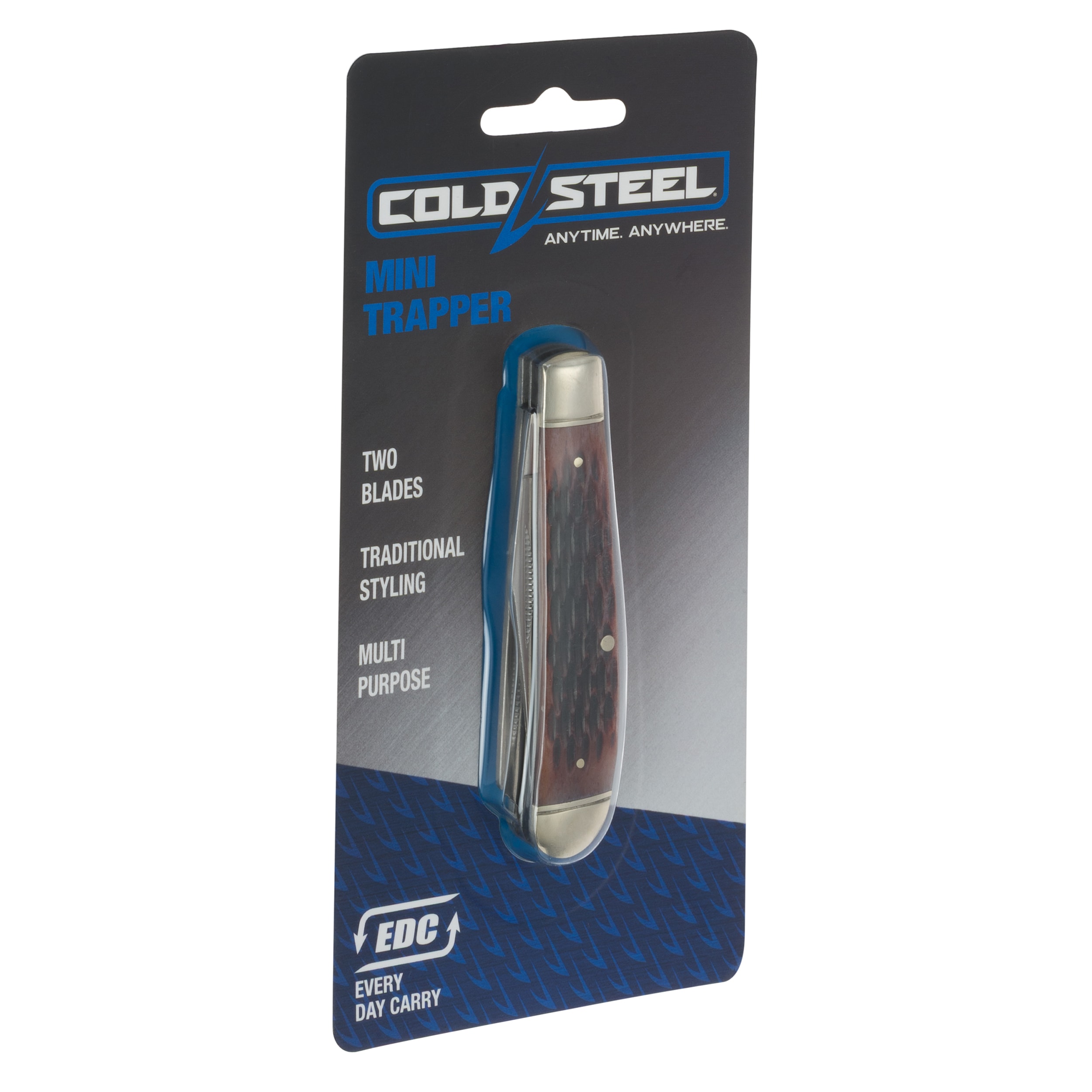 Nóż składany Cold Steel Mini Trapper 8Cr13MoV - Jigged Bone