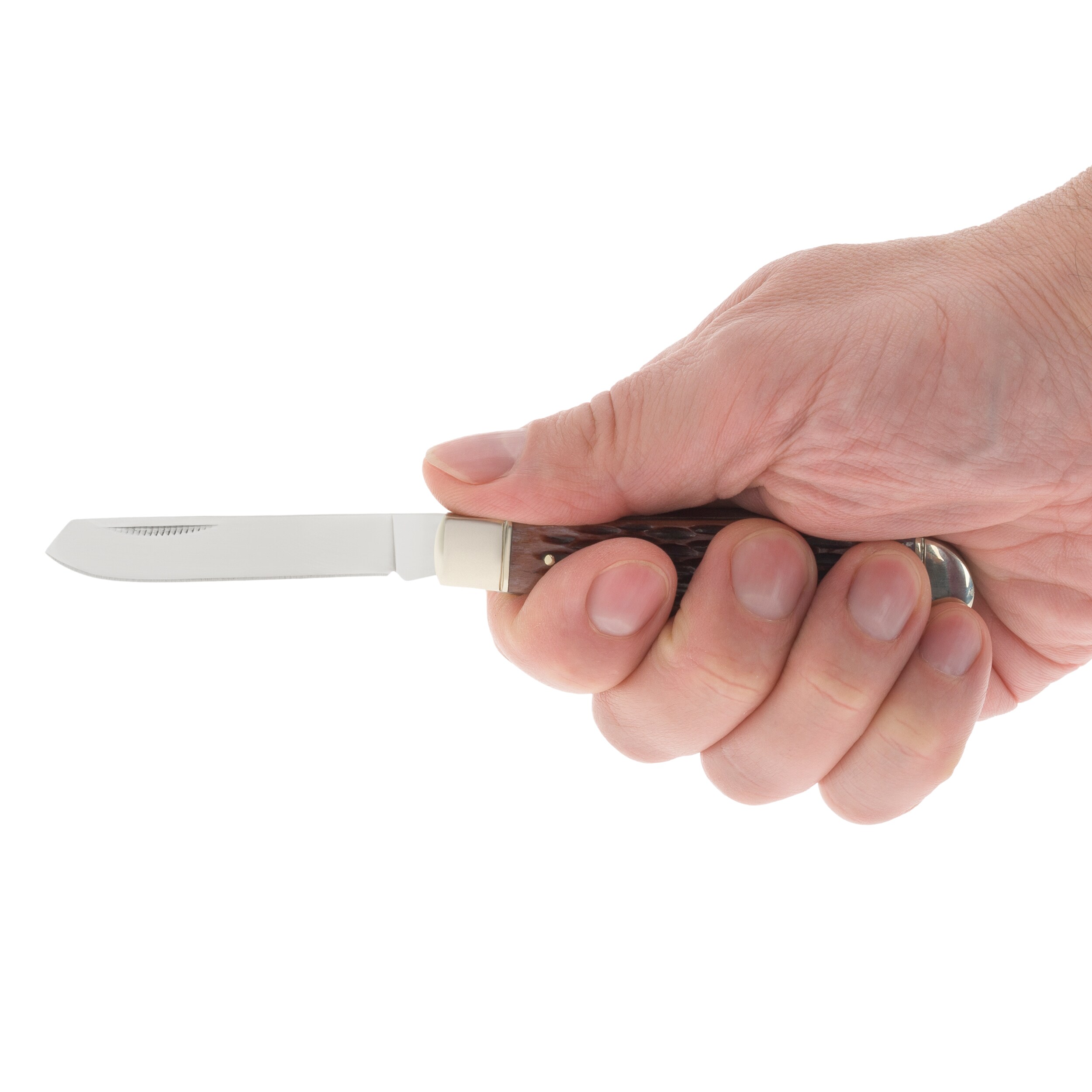 Nóż składany Cold Steel Mini Trapper 8Cr13MoV - Jigged Bone