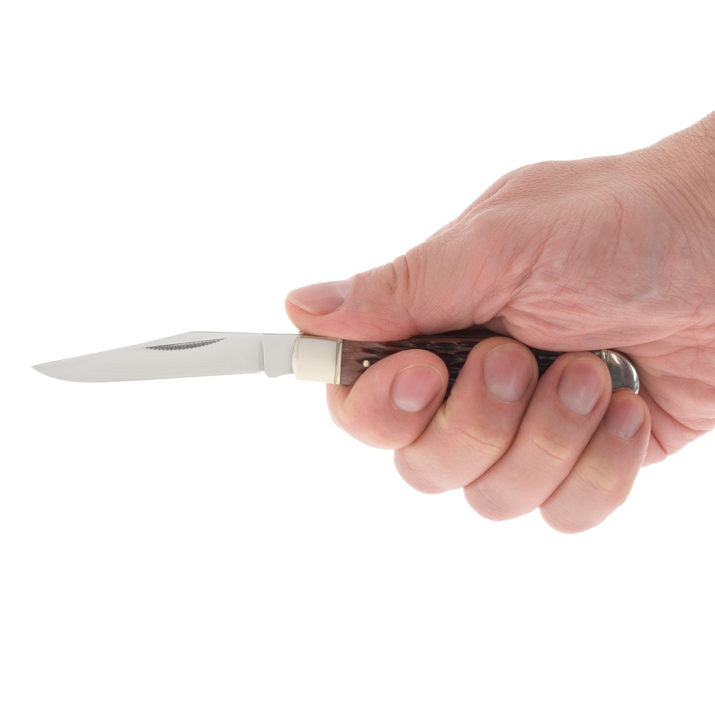 Nóż składany Cold Steel Mini Trapper 8Cr13MoV - Jigged Bone