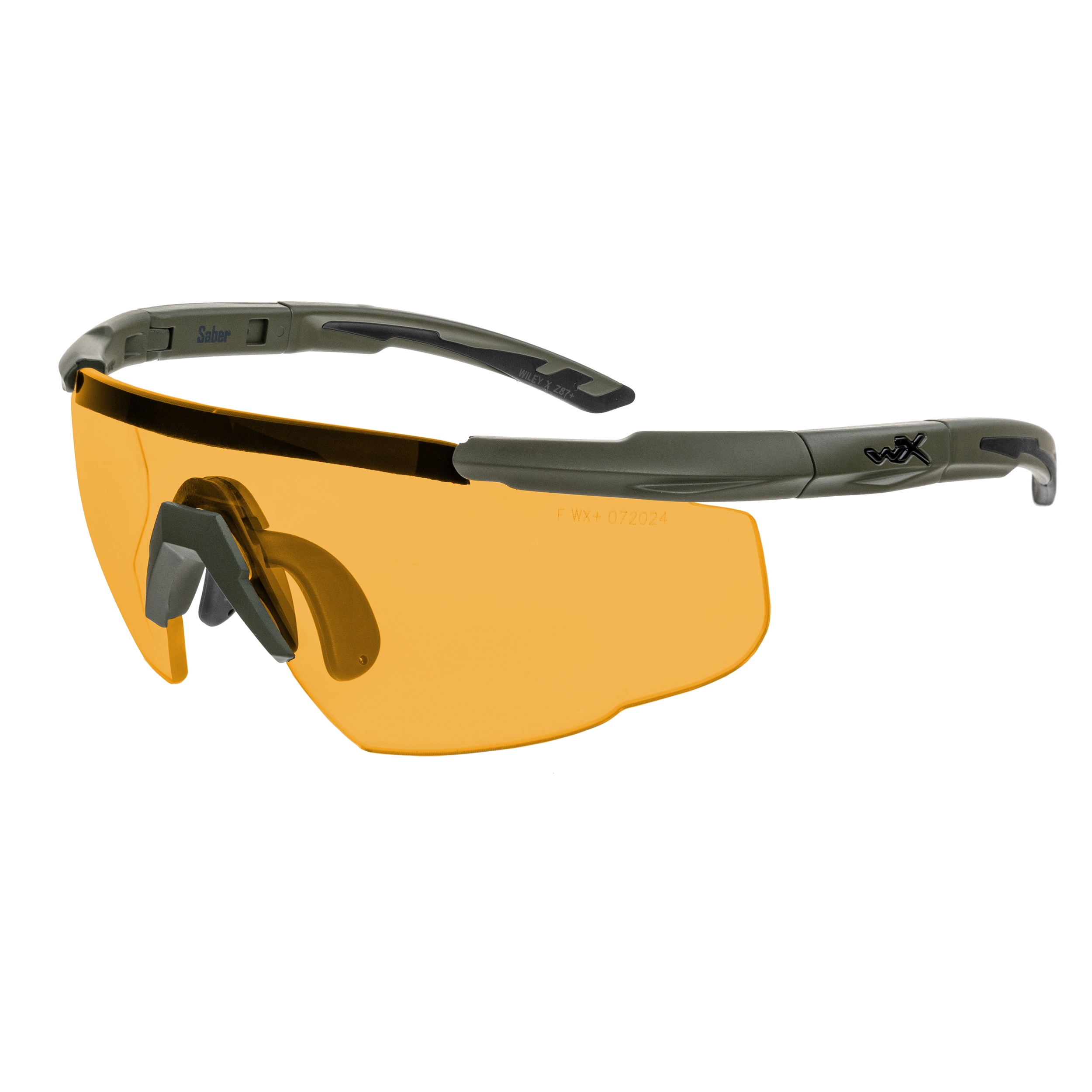 Тактичні окуляри Wiley X Saber Advanced Set 3in1 - Grey/Clear/Light Rust/OD Green