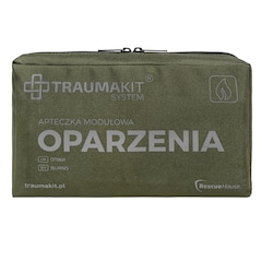 Apteczka modułowa AedMax Trauma Kit O Zielona - Oparzenia
