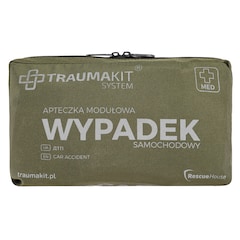 Apteczka modułowa AedMax Trauma Kit W Zielona - Wypadek