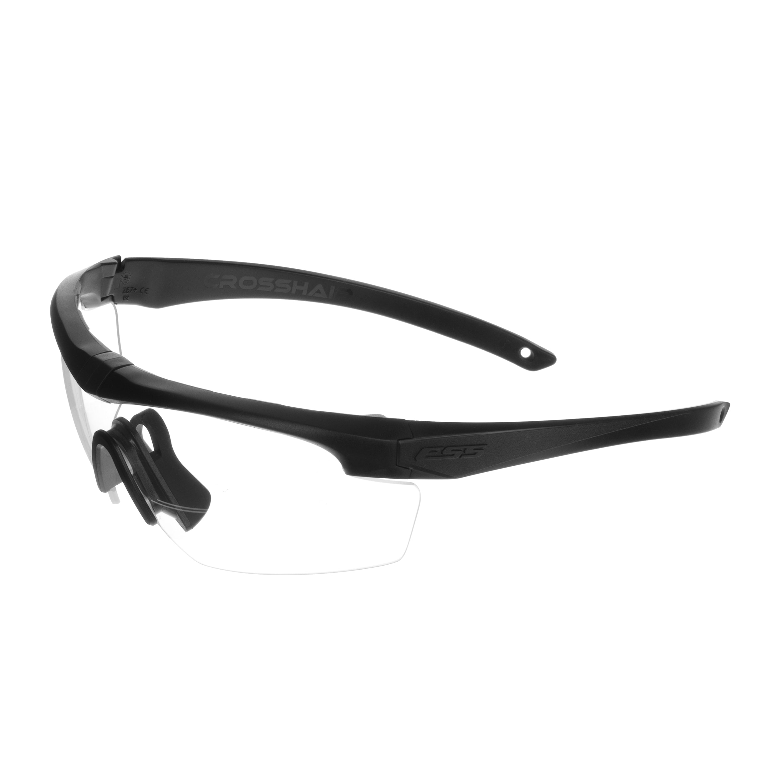 Тактичні окуляри ESS Crosshair 2x Clear/Smoke Gray