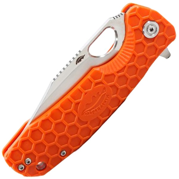 Nóż składany Honey Badger Clip-Point Flipper Large - Orange
