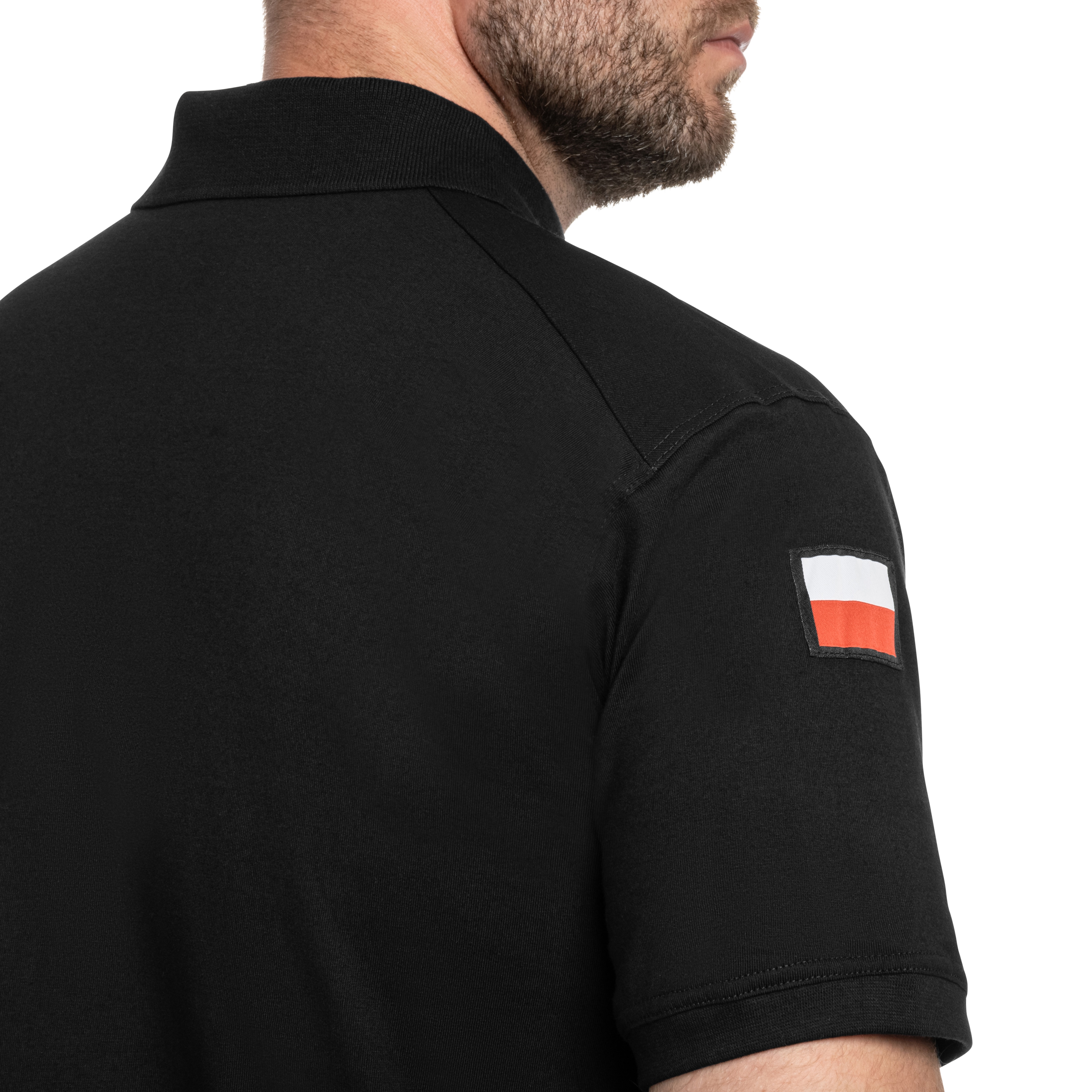 Польова футболка Greg Війська Польського зразок 304/MON - Чорна