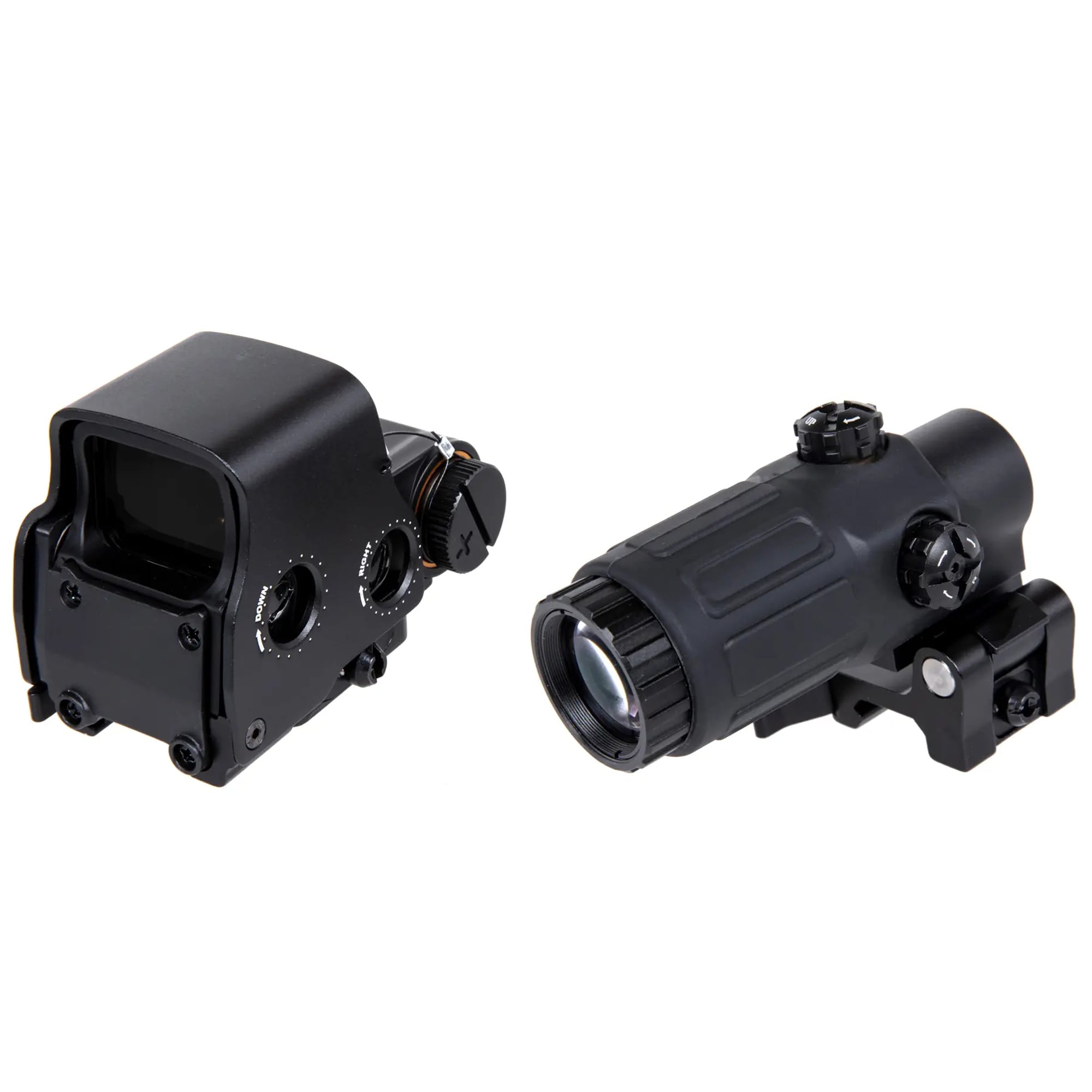 Zestaw kolimatora WADSN typu XTO z powiększalnikiem typu T33 - Black