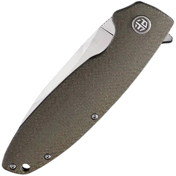 Nóż składany Petrified Fish Terra PF-B01 - Olive/Satin
