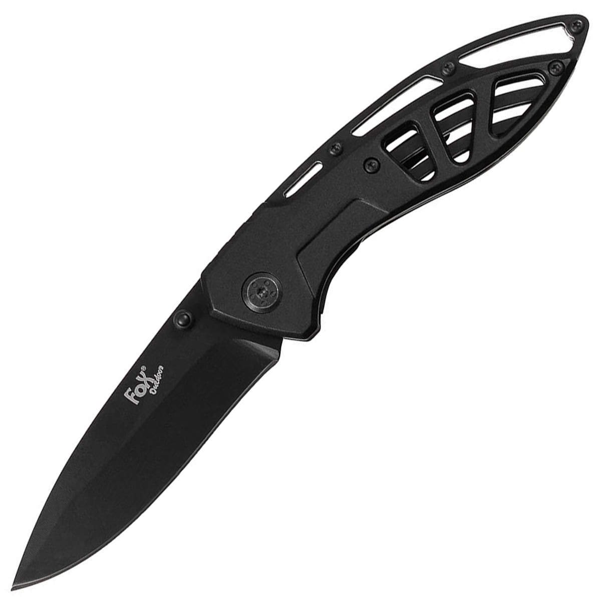 Складаний ніж MFH Fox Outdoor Jack Perforated Handle - Black