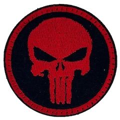 Naszywka Mini Punisher 51 x 51 mm - Red