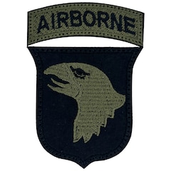 Naszywka AirBorne 90 x 60 mm - Green