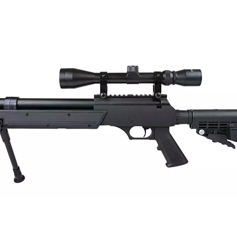 Снайперська гвинтівка ASG Well MB13D з оптичним прицілом та сошкою