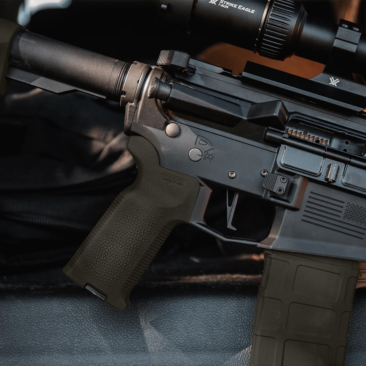 Chwyt pistoletowy Magpul MOE-K2 Grip do karabinków AR15/M4 - Olive Drab Green