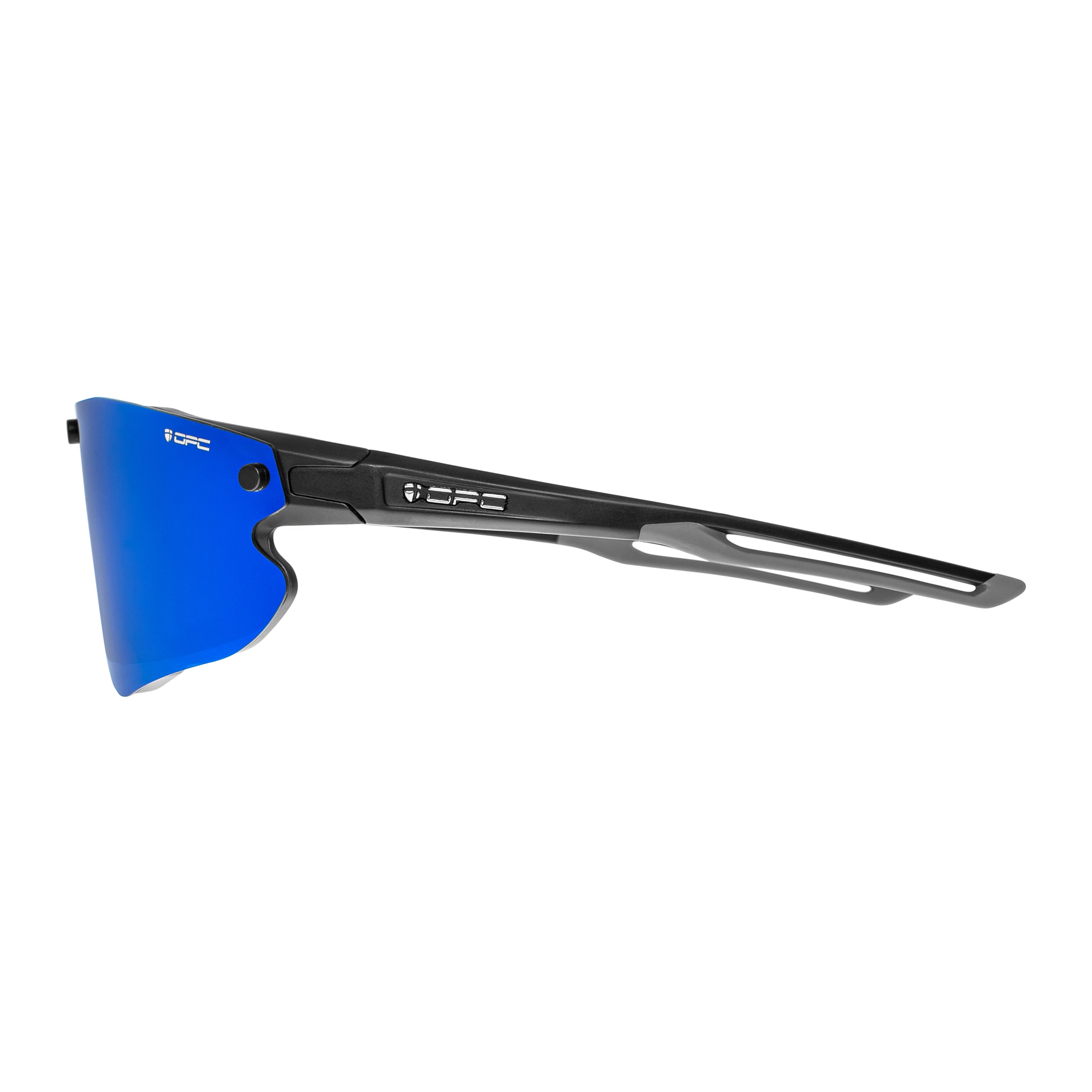 OPC All Round Morpho REVO Sunglasses - Matt Black/Blue/Yellow Set