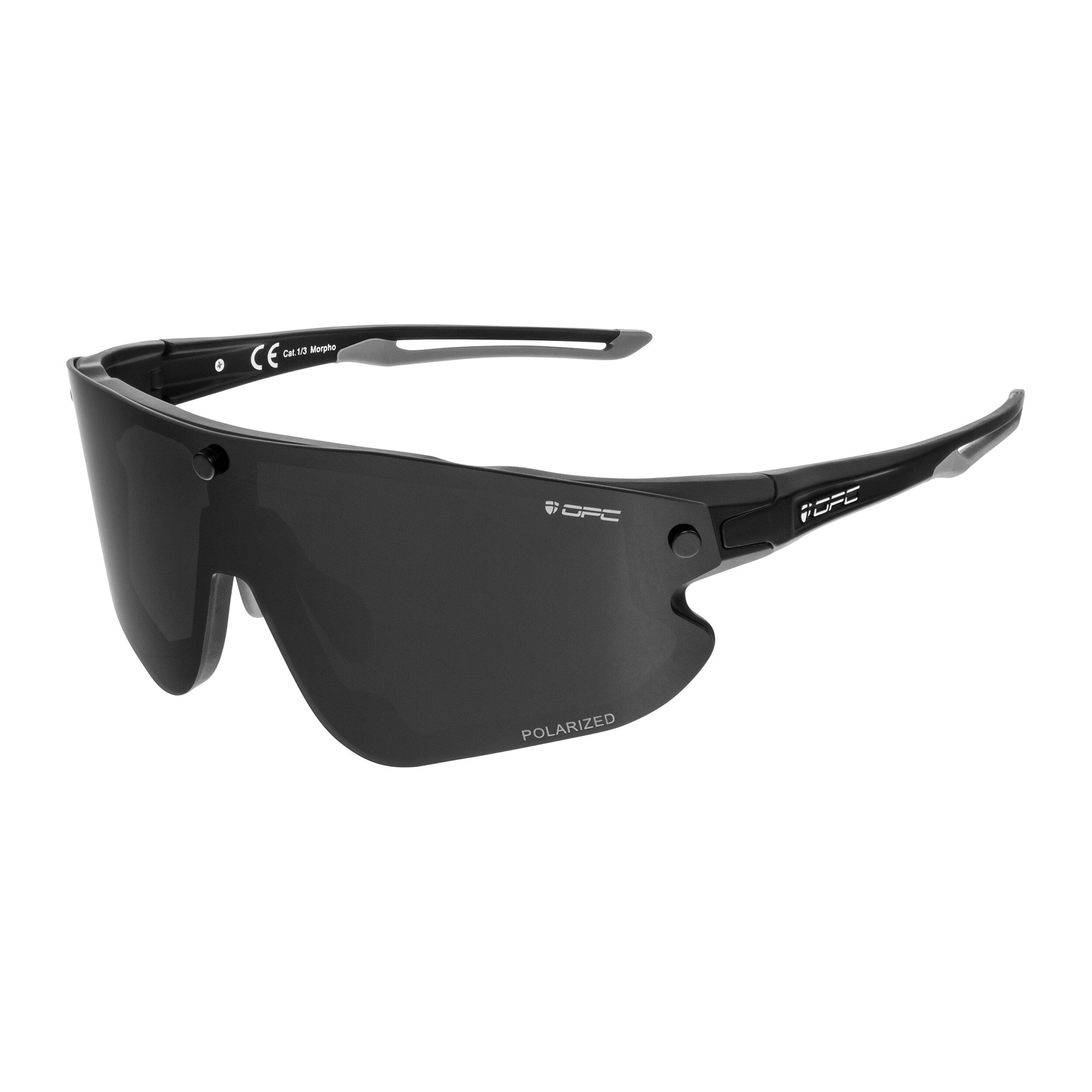 Okulary przeciwsłoneczne OPC All Round Morpho - Matt Black/Smoke/Yellow Set