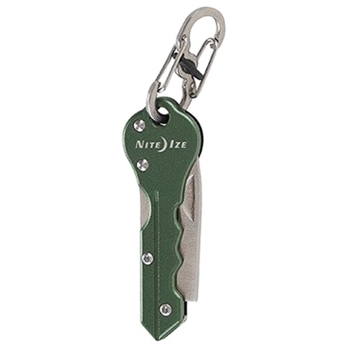 Nóż składany Nite Ize DoohicKey Key Chain Hook Knife - Olive
