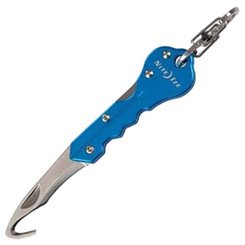 Nóż składany Nite Ize DoohicKey Key Chain Hook Knife - Blue