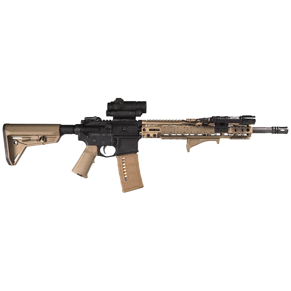 Magazynek 30 nabojowy Magpul PMAG 30 AR/M4 GEN M3 Window kal. 5,56 x 45 mm do karabinków AR15/M4/M16/HK416 - Medium Coyote Tan