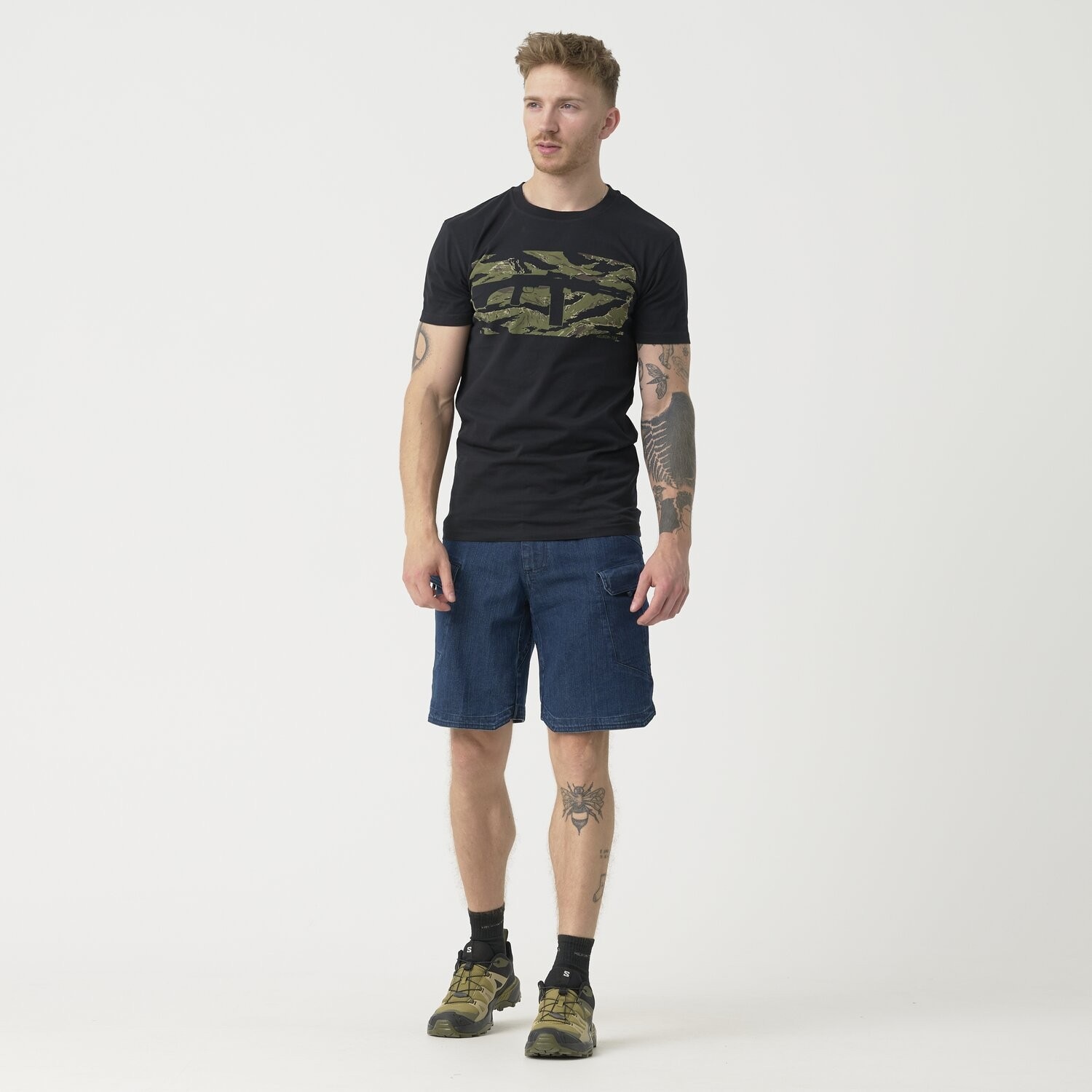 Koszulka T-Shirt Helikon-Tex RPD - Black/Tiger Stripe