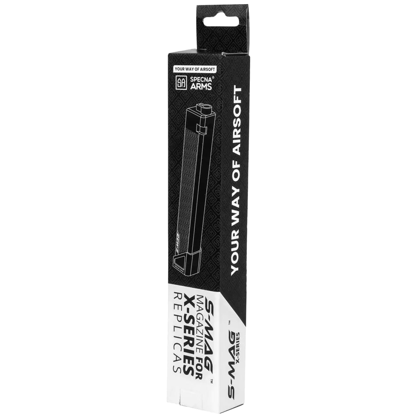 Magazynek Specna Arms Mid-Cap S-Mag do replik z serii X - Grey