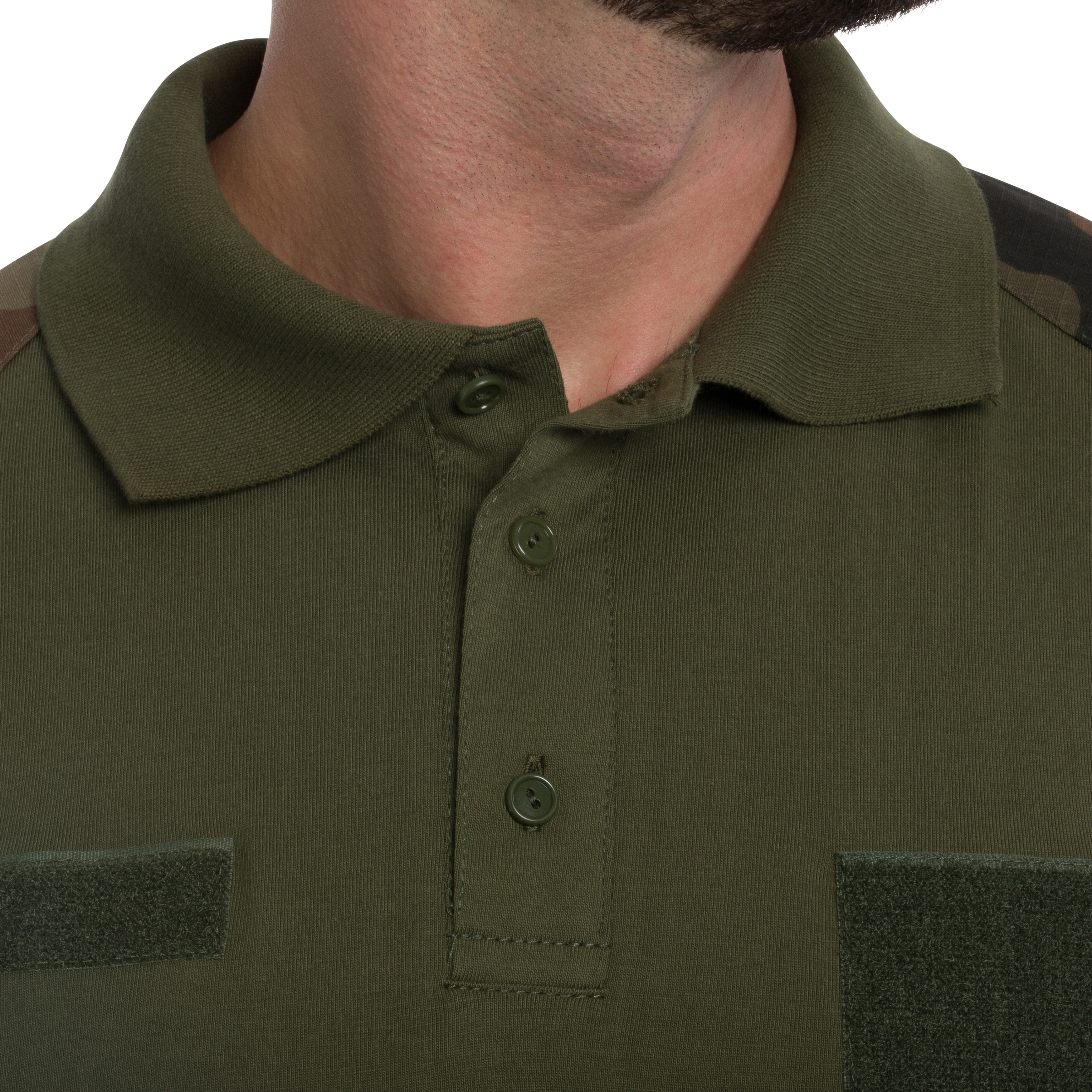 Koszulka Greg polowa Wojska Polskiego wzór 304/MON - Zielona/wz.93 Pantera PL Woodland