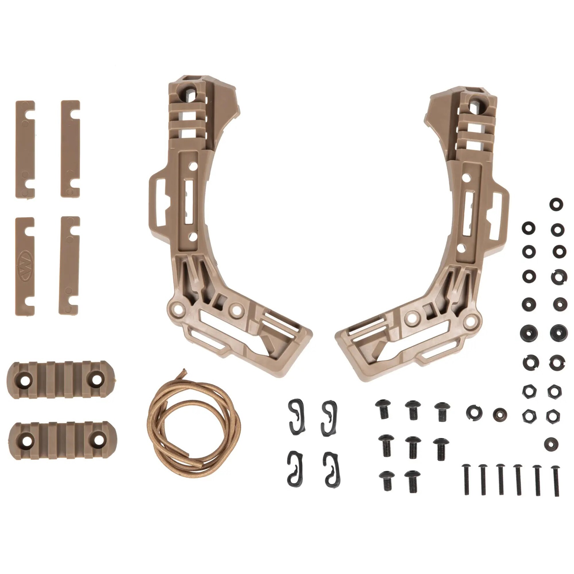 Zestaw szyn montażowych FMA do hełmu Ballistic Rail 3.0 Retrofit kit TB1392 - FDE