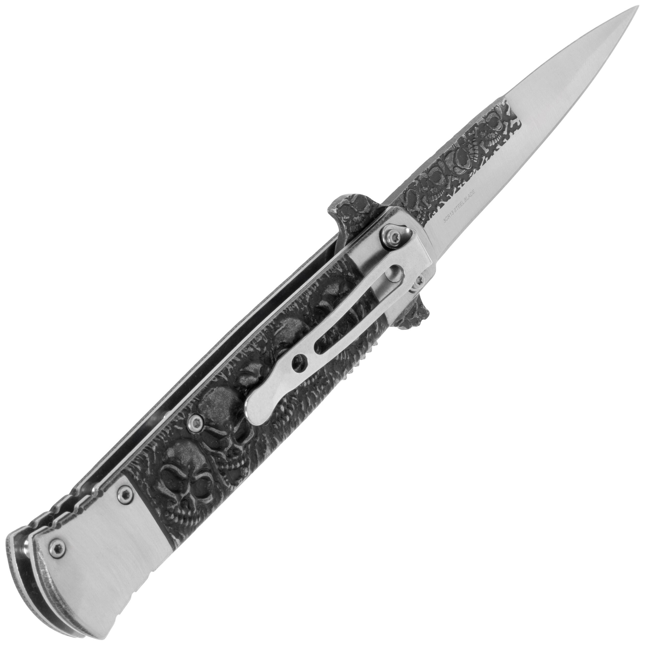 Nóż składany Master Cutlery Snake Eye Spring Assisted - Black