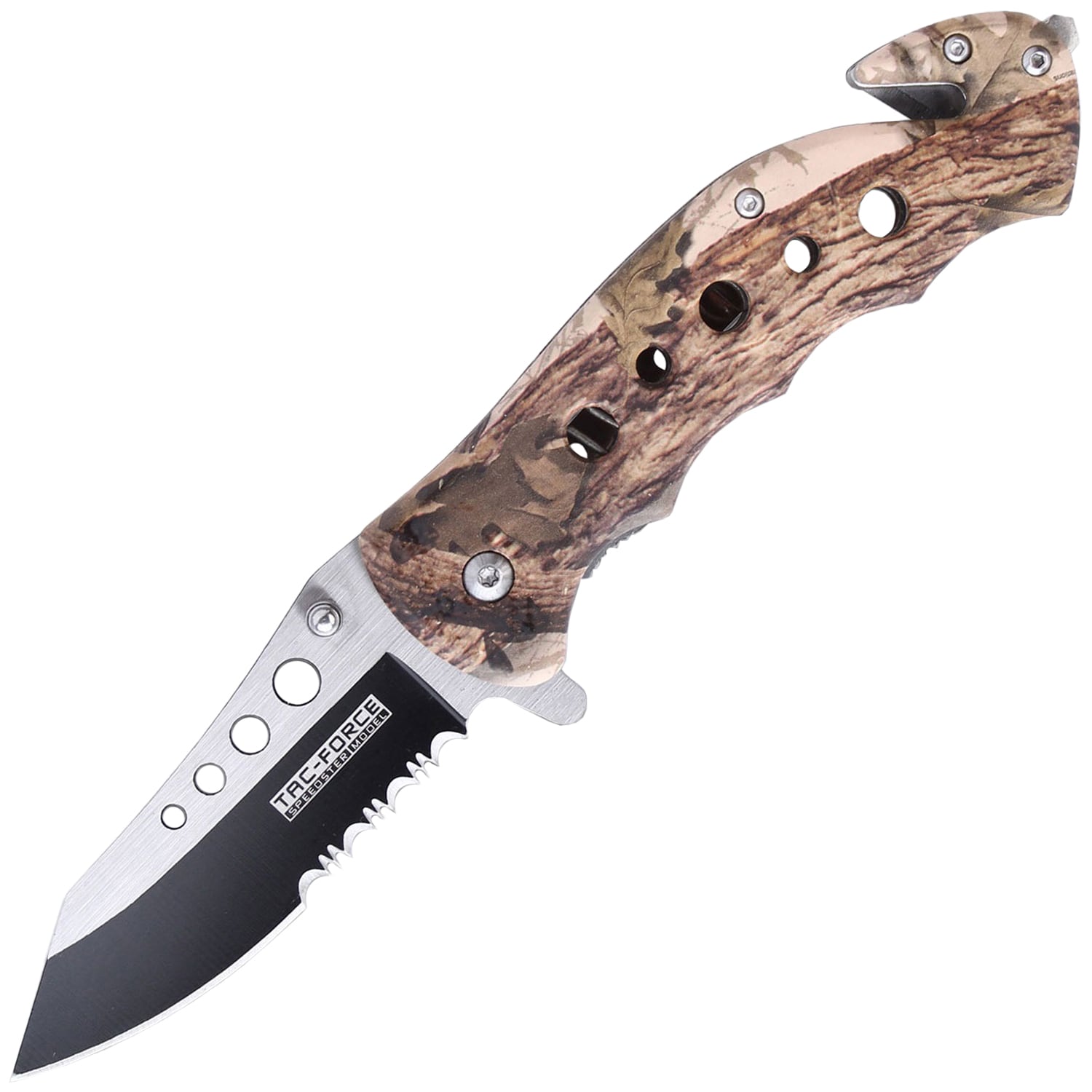 Складаний ніж Master Cutlery Tac-Force TF-498BC Spring Assisted - Brown Camo