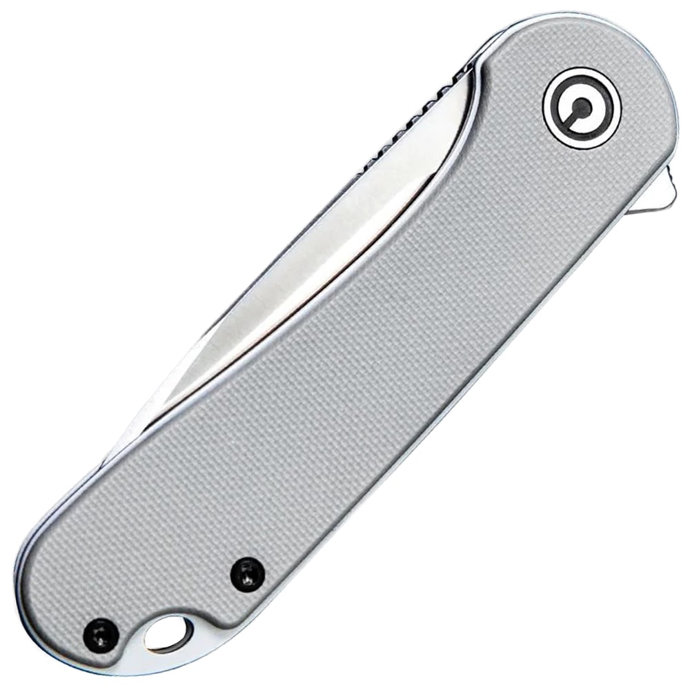 Civivi D2 Elementum Flipper Folding Knife C907B - Satin/Grey G10