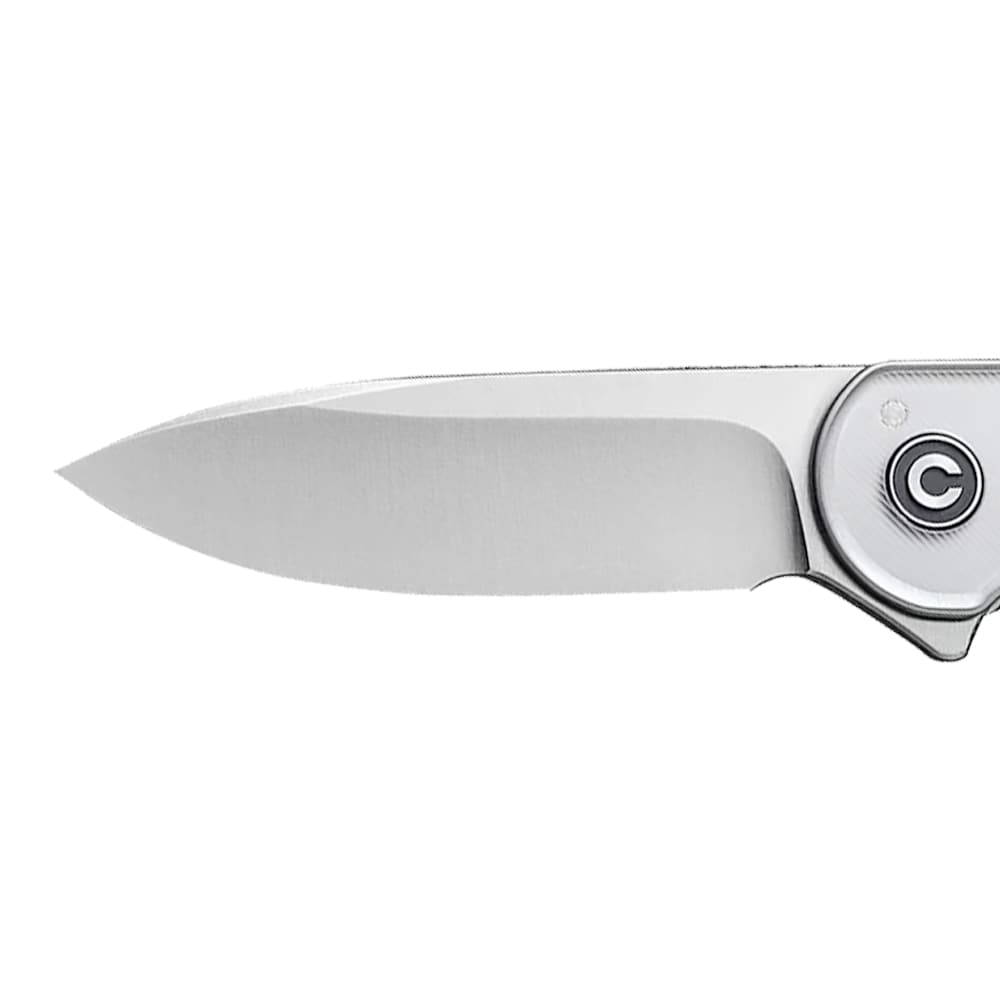 Складаний ніж Civivi D2 Elementum Flipper C907A-7 - Satin/Polished Clear Lexan