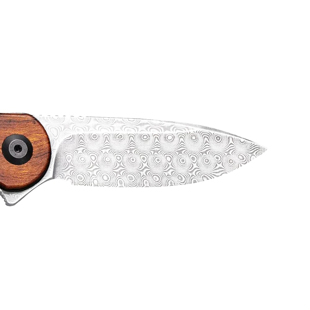 Nóż składany Civivi D2 Elementum Flipper C907DS-2 - Damascus/Cuibourtia Wood