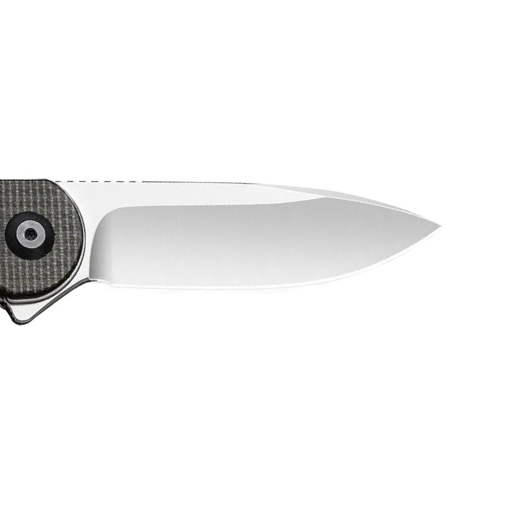 Nóż składany Civivi D2 Elementum Flipper C907T - Satin/Dark Green Micarta