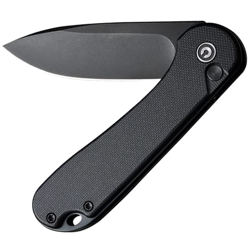 Civivi Elementum II Black Stonewashed Folding Knife - Black