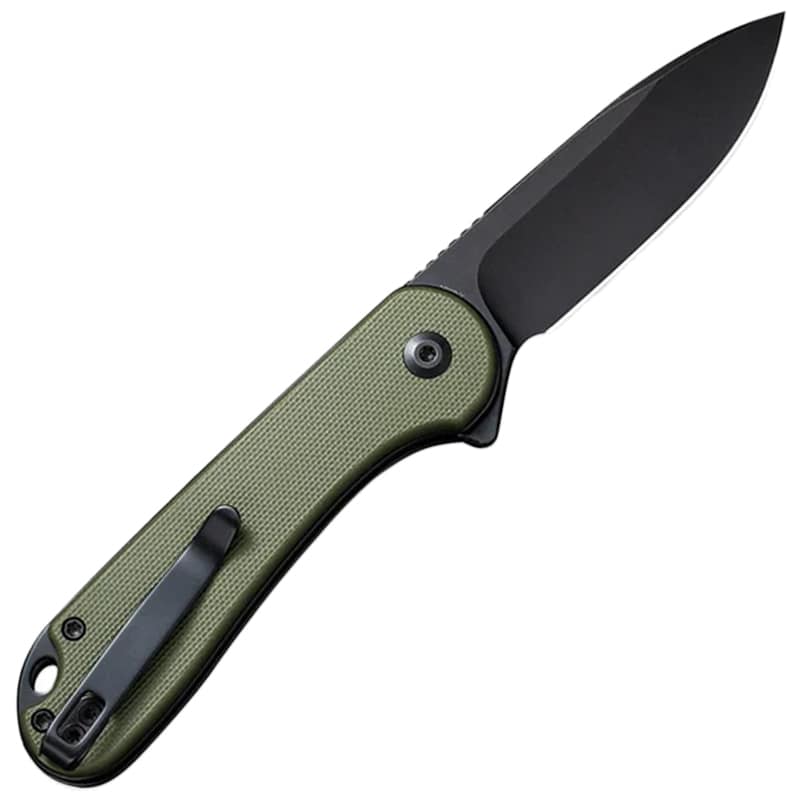 Civivi Elementum II Black Stonewashed Folding Knife - Green