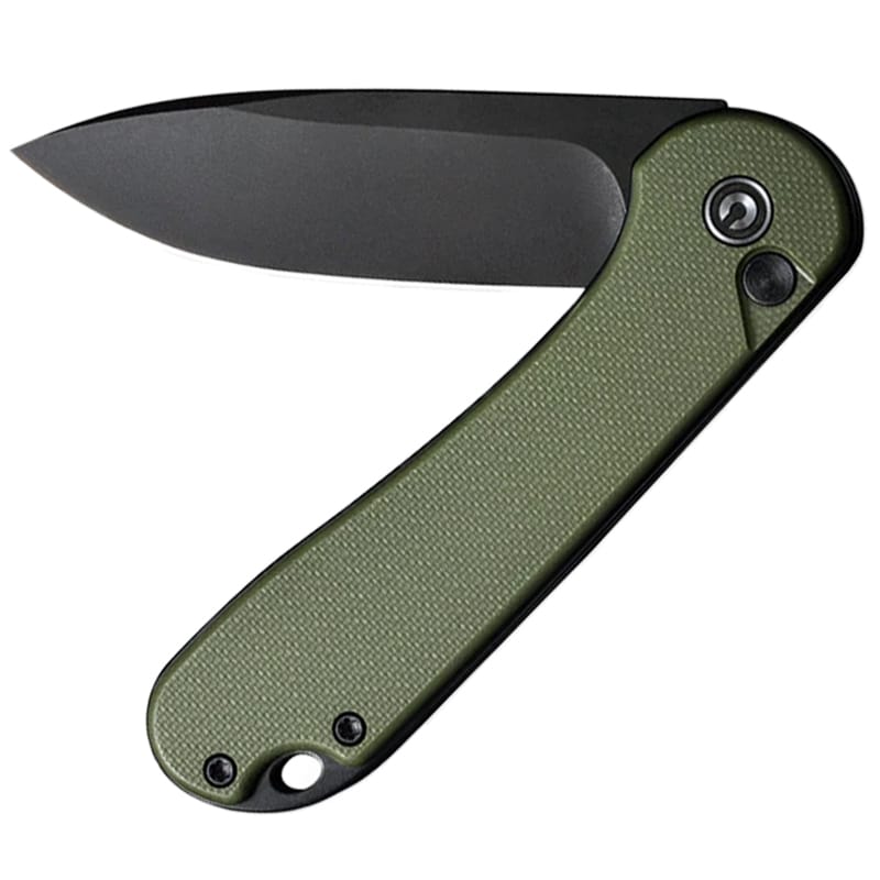 Civivi Elementum II Black Stonewashed Folding Knife - Green