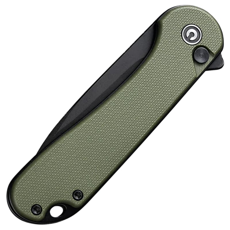 Civivi Elementum II Black Stonewashed Folding Knife - Green
