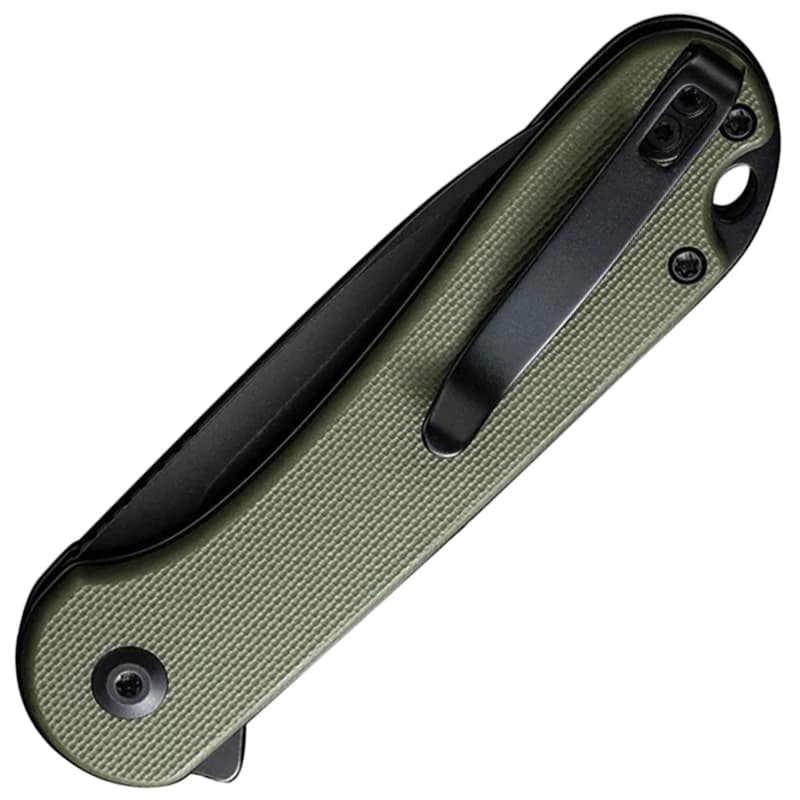Civivi Elementum II Black Stonewashed Folding Knife - Green