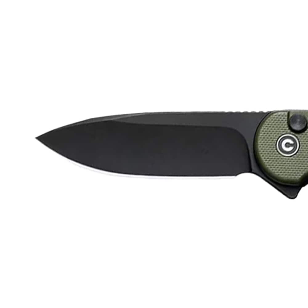 Civivi Elementum II Black Stonewashed Folding Knife - Green