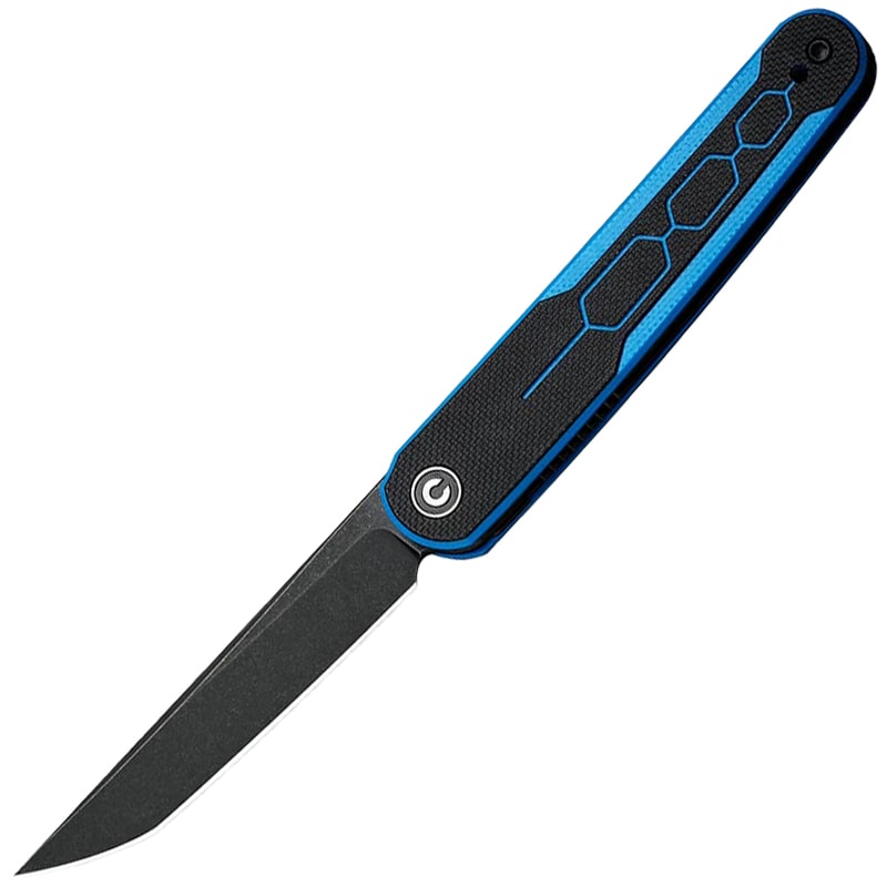 Nóż składany Civivi Kwaiq Nitro-V - Milled Blue/Black G10/Black Stonewashed