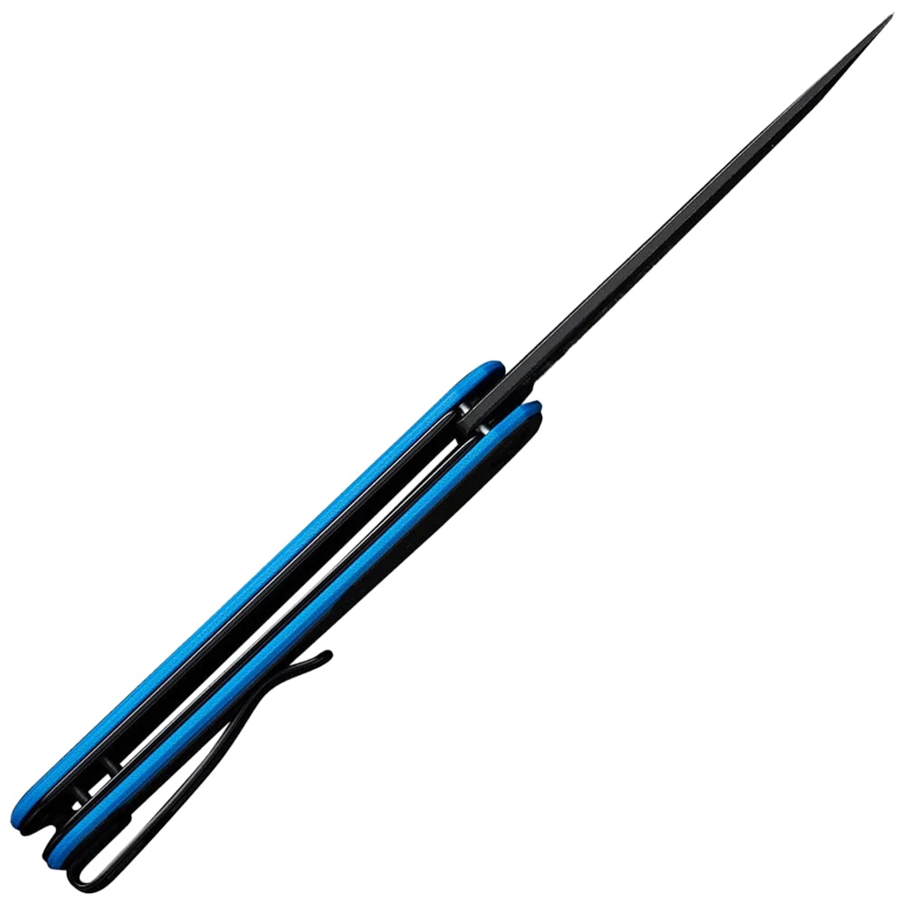 Nóż składany Civivi Kwaiq Nitro-V - Milled Blue/Black G10/Black Stonewashed