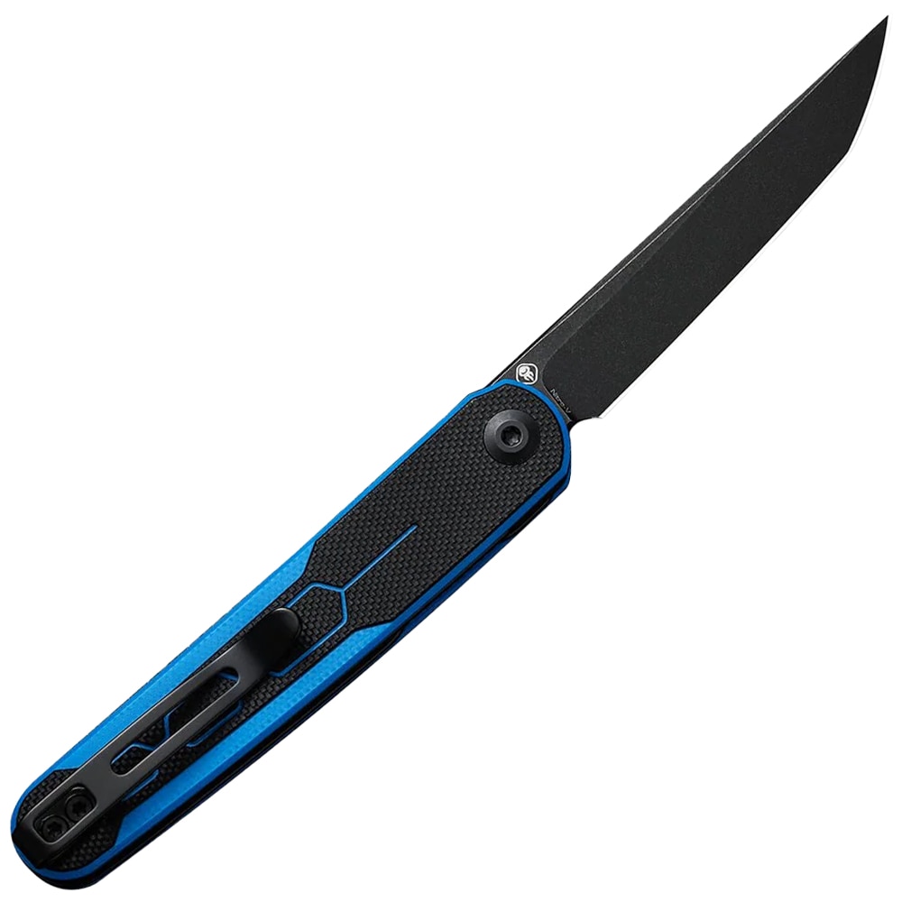 Nóż składany Civivi Kwaiq Nitro-V - Milled Blue/Black G10/Black Stonewashed