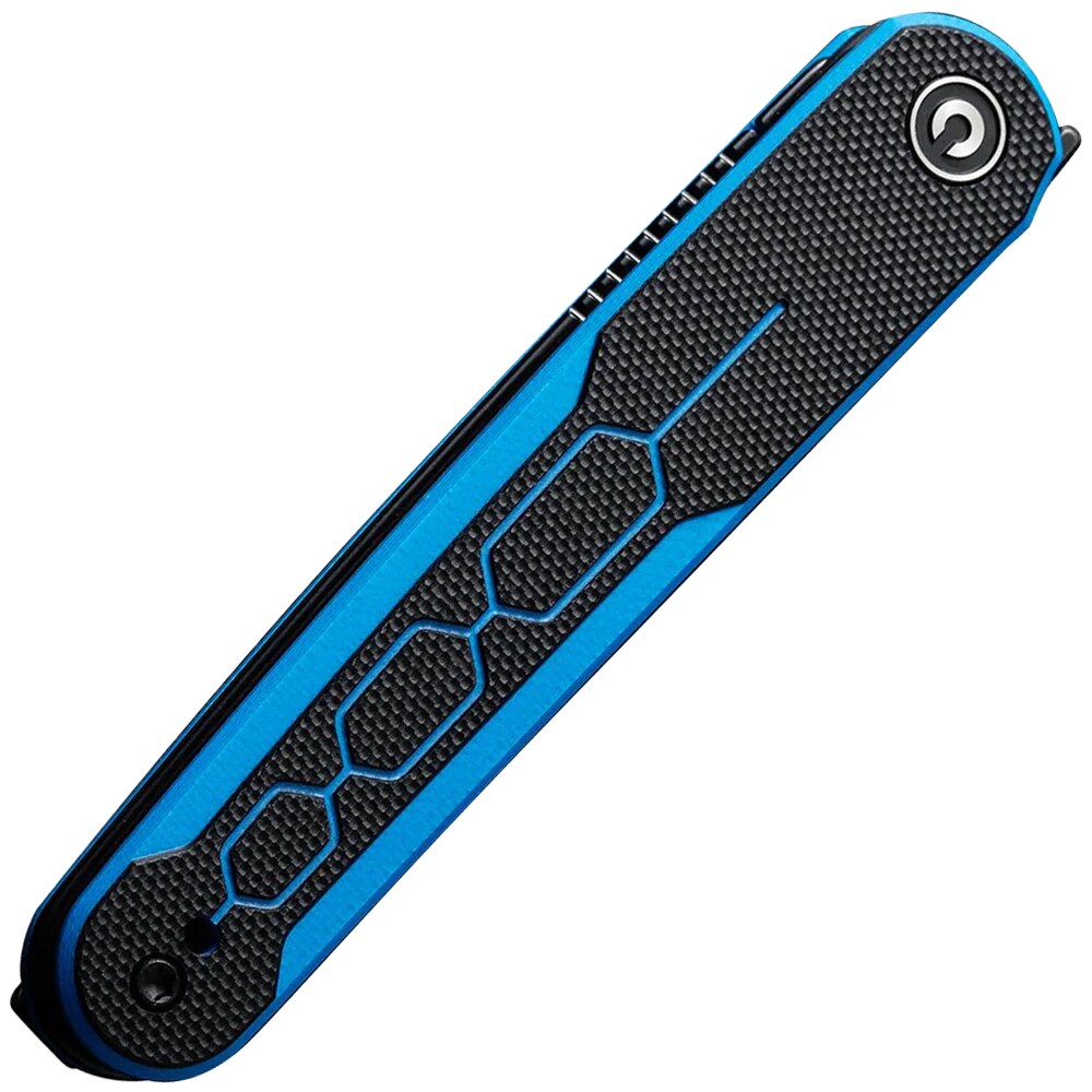 Nóż składany Civivi Kwaiq Nitro-V - Milled Blue/Black G10/Black Stonewashed