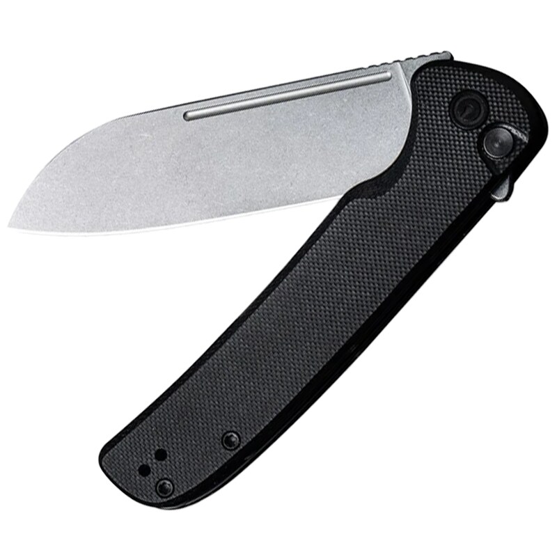 Civivi Chevalier Stonewashed G10 Folding Knife - Black