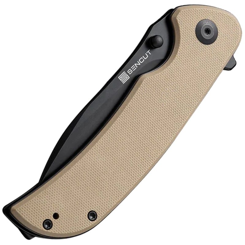 Sencut Borzam Folding Knife - Tan