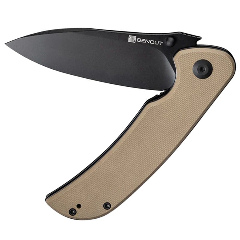 Sencut Borzam Folding Knife - Tan