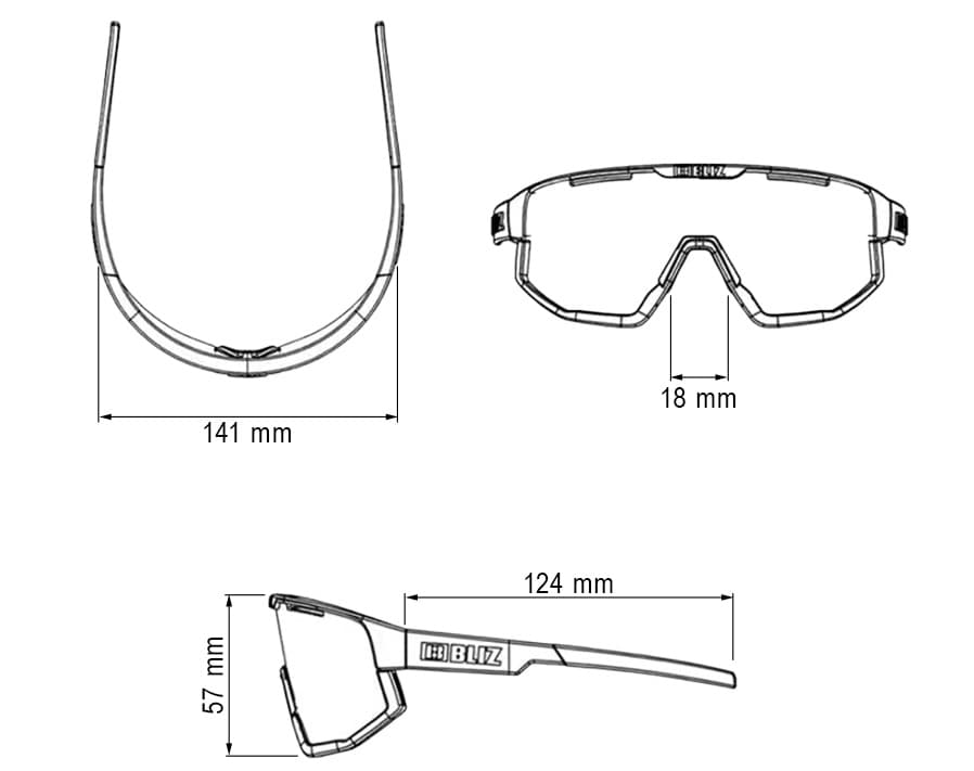Okulary przeciwsłoneczne Bliz Matrix Small - Matt Burgundy/Brown Rose