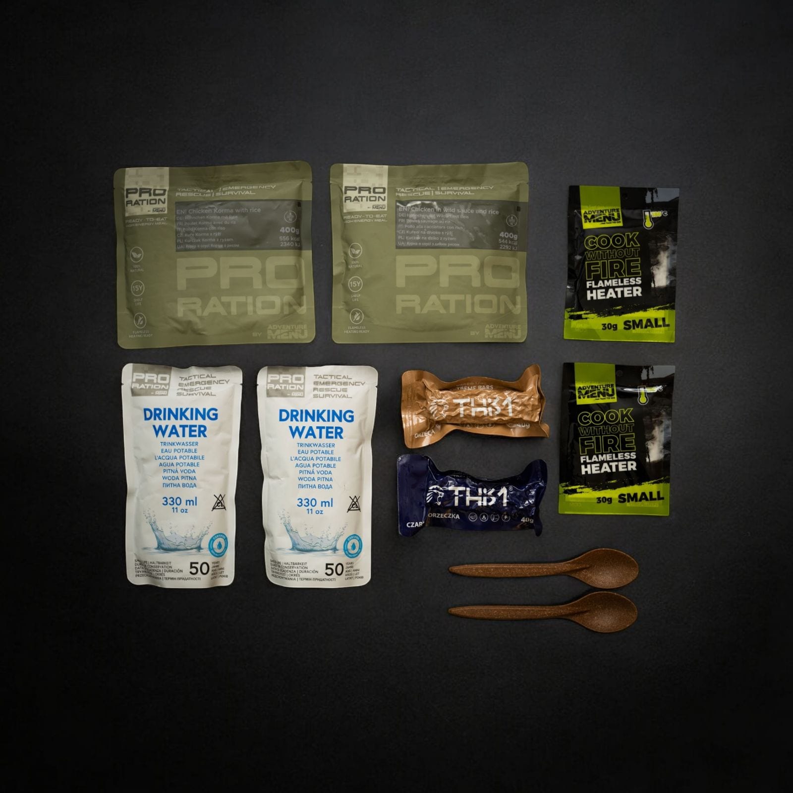 Racja żywnościowa Pro Ration Emergency Food/Water pack - Menu II