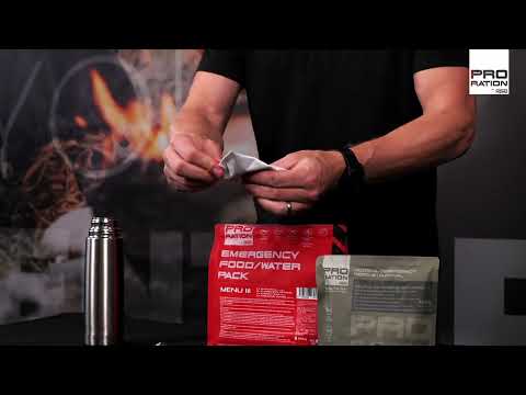 Pro Ration Emergency Food/Water pack - Menu IV